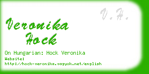veronika hock business card